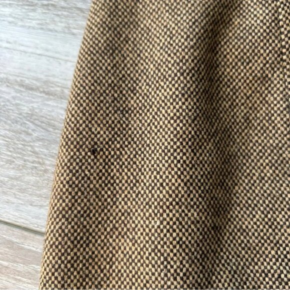 Vintage Laura Studio Wool Blend Woven Pencil Skirt Made in Canada - Picture 10 of 10
